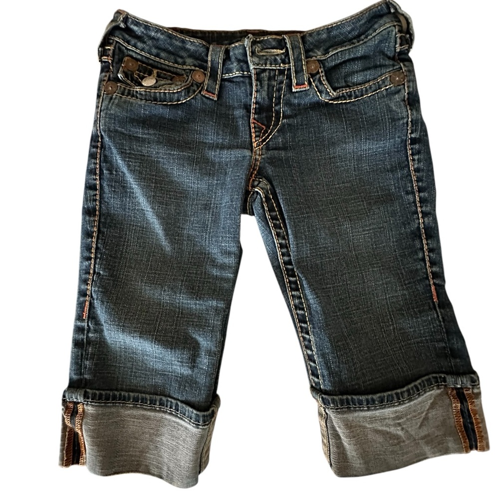 True Religion Rainbow Sophie‎ Jean Shorts - Size 26